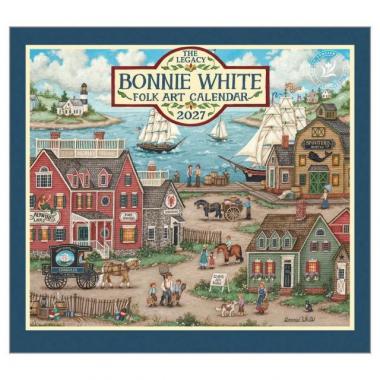 2027Legacyレガシー壁掛けカレンダーBonnie White ボニーホワイト消費税込2900円 