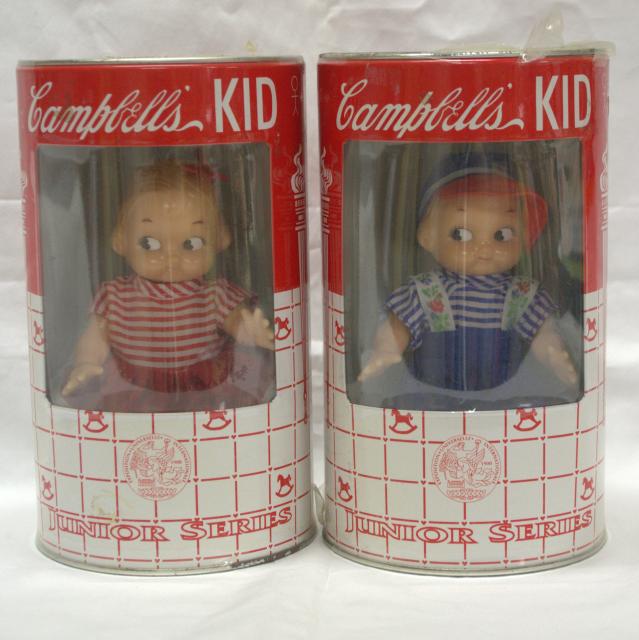 キャンベルキッズ　缶入りドール ペア
