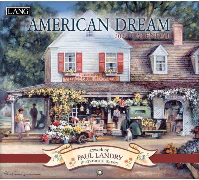 2027年LANGラングカレンダー American Dreamアメリカンドリーム 消費税込み2900円