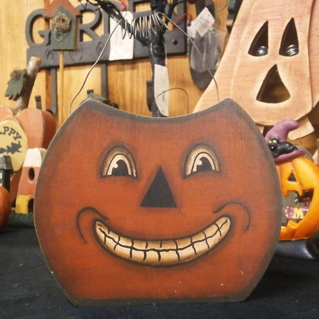 ハロウィン　小物入れ