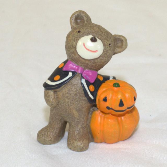 ハロウィン　ベア&パンプキン